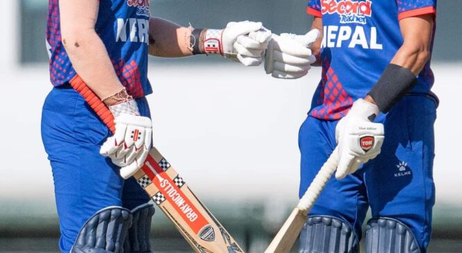नेपाल त्रिकाेणात्मक टी- २० सिरिजकाे फाइनलमा
