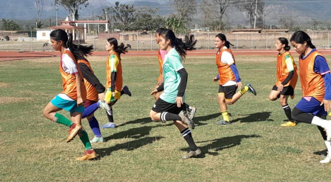 प्रदेश स्तरीय महिला फुटबल खेलाडी छनोट सुरु