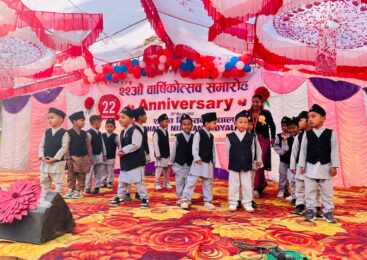 शान्ति निकेतनले मनायो २२औं वार्षिकोत्सव