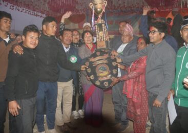 घोराही उपमहानगरपालिका स्तरीय १८औँ राष्ट्रपति रनिङ सिल्डको उपाधि गोरखालाई