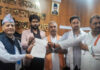 सांसद र नगर प्रमुखविरुद्धको मुद्दा फिर्ता लिन ज्ञापनपत्र